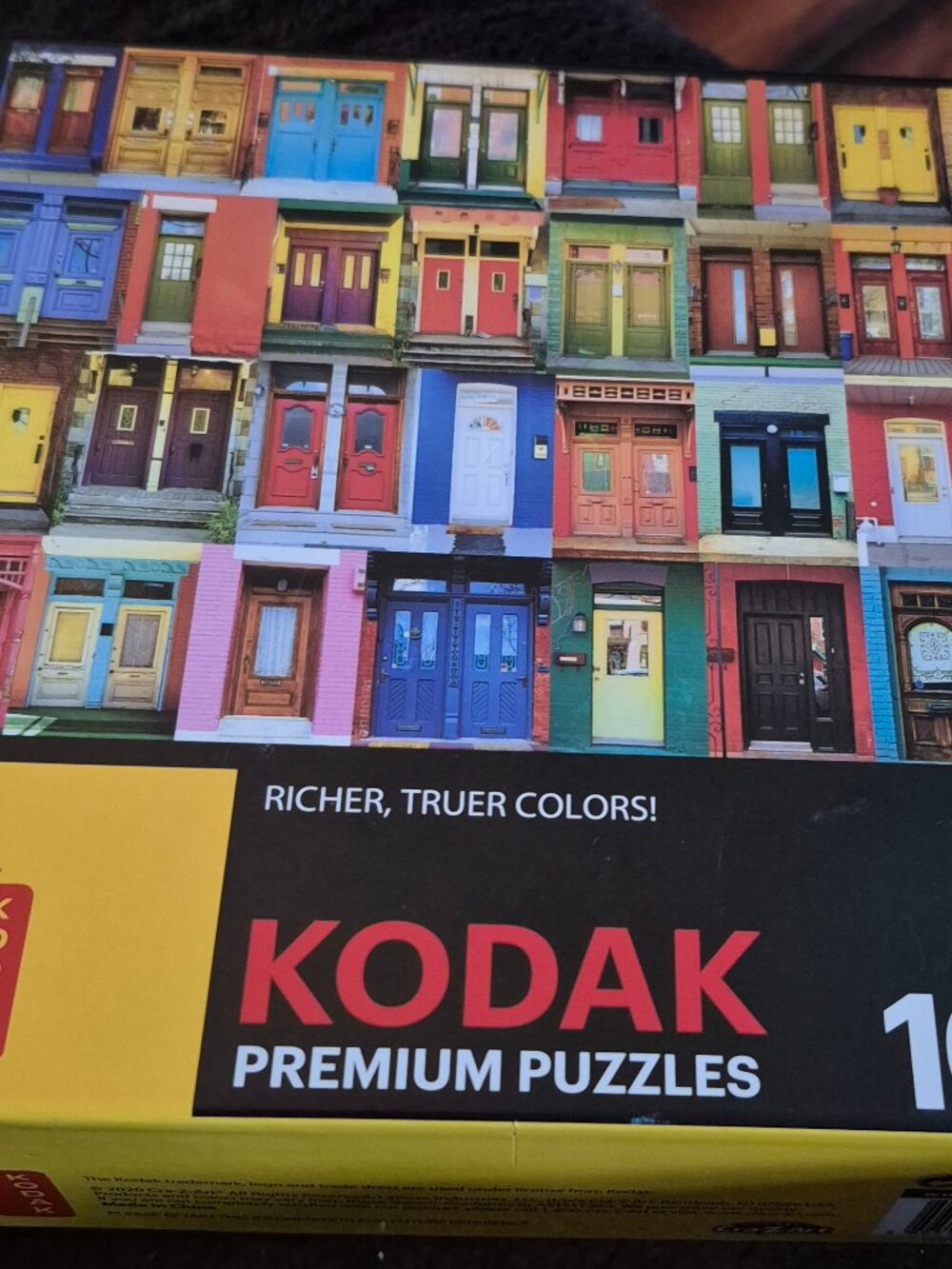 Kodak Cra-Z-Art 1000 Piece Jigsaw Puzzle Montreal Doors Architectural 27" x 20"